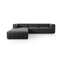 LANGHAM CHANNELED 3-PIECE SECTIONAL