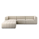 LANGHAM CHANNELED 3-PIECE SECTIONAL