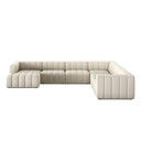 LANGHAM CHANNELED 6-PIECE SECTIONAL
