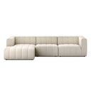 LANGHAM CHANNELED 3-PIECE SECTIONAL
