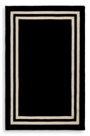 Black Wool Carpet Celeste
