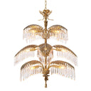 Golden Art Deco Chandelier Hildebrandt