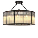 Glass Drum Ceiling Lamp Bernardi