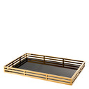 Black Glass Display Tray Giacomo
