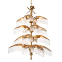 Golden Art Deco Chandelier Hildebrandt