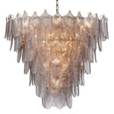 Smoked Glass Layered Chandelier Verbier