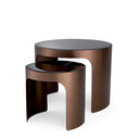 Glass Side Tables (2) Piemonte