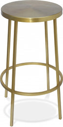 Tyson Iron Counter Stool - Gold