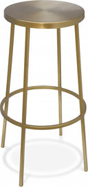 Tyson Iron Bar Stool - Gold