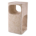 Carved Stone Side Table Adler