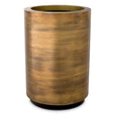 Vintage Brass Round Planter Jasper