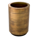Vintage Brass Round Planter Jasper