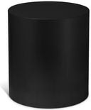 Cylinder Iron End / Side Table - Black