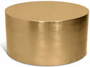 Cylinder Iron Coffee Table - Gold