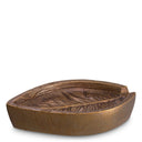 Leaf-Patterned Metal Bowl Rosselli