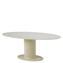 Oval Ceramic Dining Table Volterra
