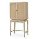 Oak 2-Door Bar Cabinet Borchard