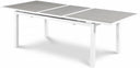 Nizuc 77" - 100.5" Aluminum Outdoor Patio Extendable Dining Table - Grey