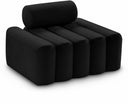 Melody Velvet Upholstered Chair - Black