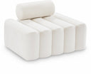 Melody Velvet Upholstered Chair - Cream