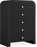 Artisto Ash Veneer Chest - Black