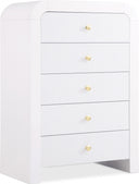 Artisto Ash Veneer Chest - White