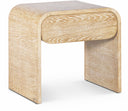 Cresthill 24" Oak Wood Nightstand - White