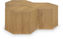 Eternal Oak Wood 3pc. Modular Coffee Table - Natural