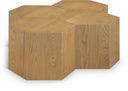 Eternal Oak Wood 4pc. Modular Coffee Table - Natural