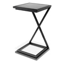 Glass Side Table Cross