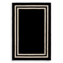 Black Wool Carpet Celeste