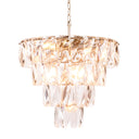 Glass Layered Chandelier S Amazone