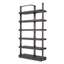 Metal Framed 6-Shelf Bookcase Geo