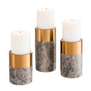 Marble Candle Holder Set (3) Sierra