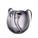 Gray Handblown Glass Vase Sianluca