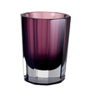Purple Octagonal Glass Vase Chavez