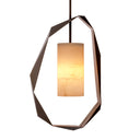 Metal Framed Alabaster Chandelier Santos