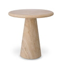 Limestone Pedestal Side Table Adriana