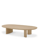 Oak Oval Coffee Table Lindner