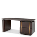 Oak Contemporary Desk Modesto