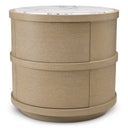 Washed Oak Nightstand Cabana