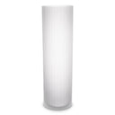 White Frosted Glass Vase Haight