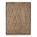 Brown Wool Carpet Coralie