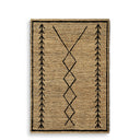 Beige Black Carpet Thornfield