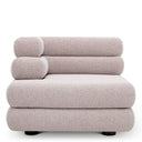 Light Gray Outdoor Modular Sofa Malaga