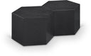 Eternal Oak Wood 2pc. Modular Coffee Table - Black