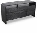 Cresthill Oak Wood Dresser - Black
