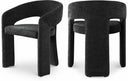 Rendition Fabric Upholstered Dining Chair - Black