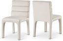 Kai Velvet Upholstered Dining Chair - Cream