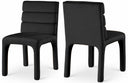 Kai Velvet Upholstered Dining Chair - Black